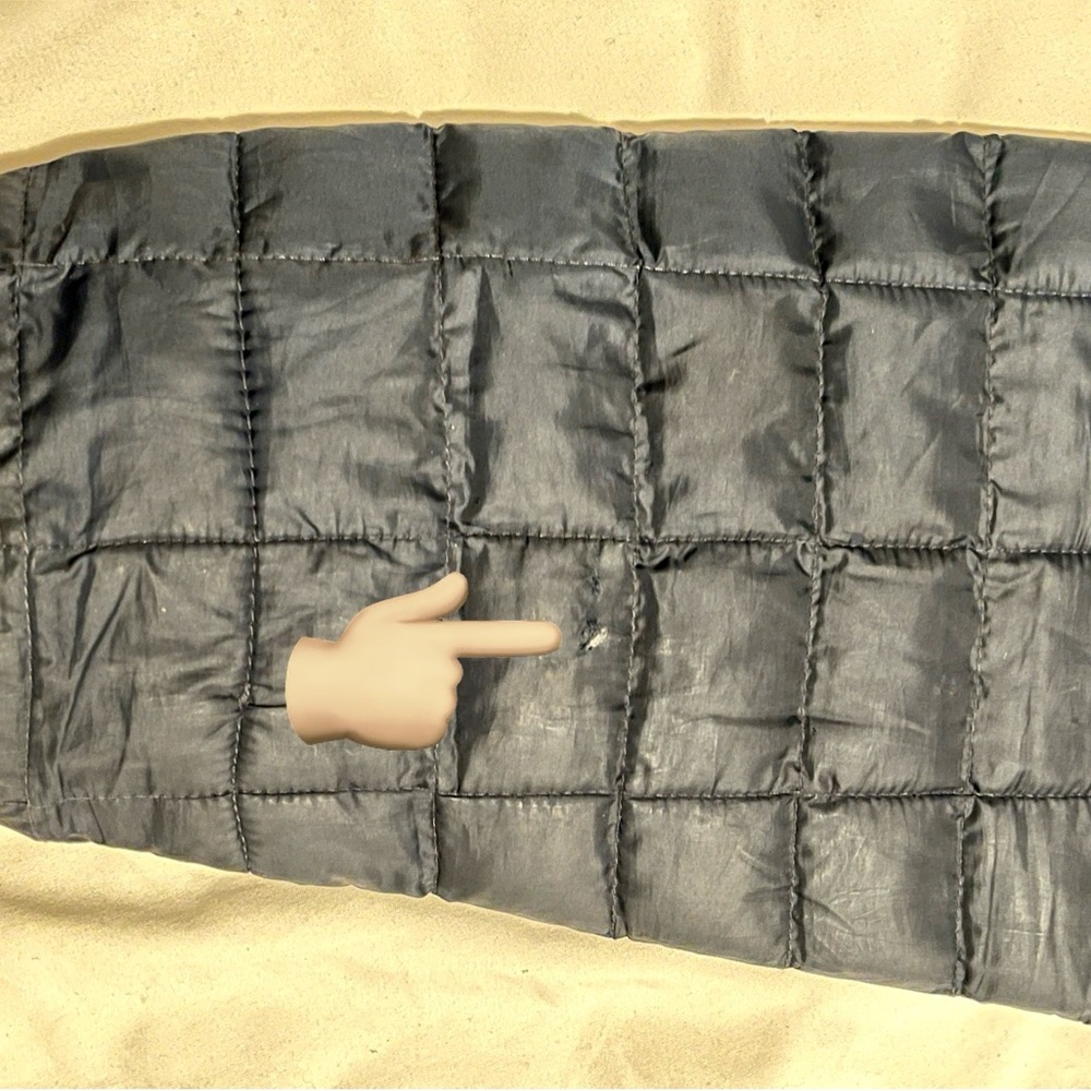 The North Face Blue Quilted Puffer Jacket with Hood - Picture 6 of 6